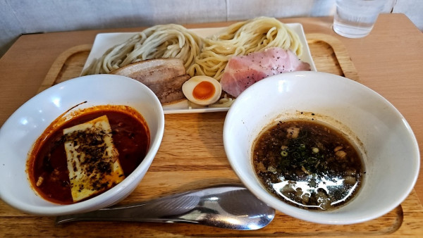 「2×2つけ麺 ナポリタン&煮干し＋チャーシュー丼」@FREEATの写真