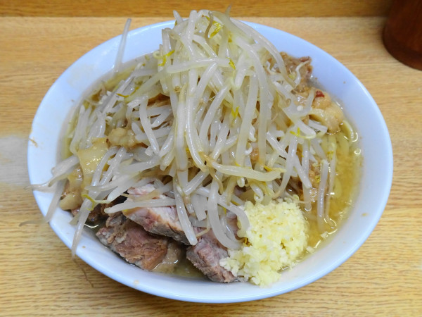 「小（1,000円）＋味噌ラーメン　ヤサイニンニクアブラ」@ラーメン二郎 環七新新代田店の写真