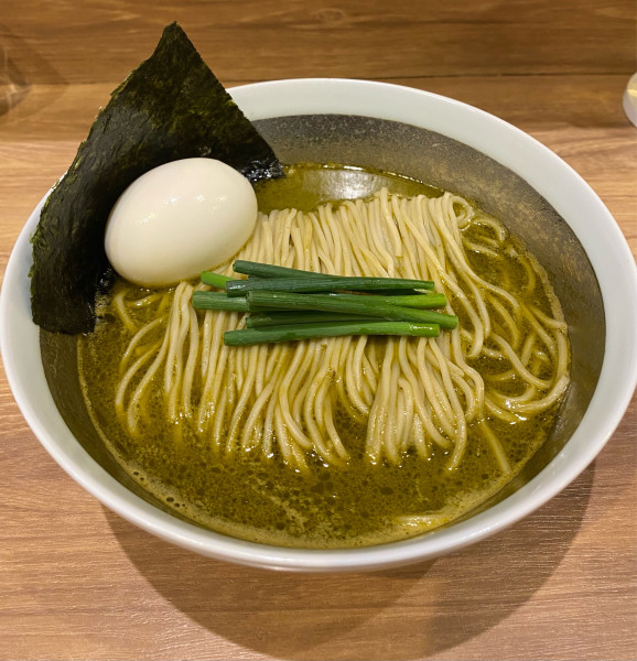 「[限定] 黒あわびの肝そばバター醤油￥2500・他」@麺庵 利休の写真