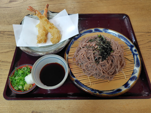 「天ざるそば1050円」@吾妻そばの写真