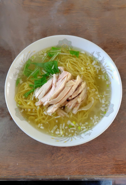 「とり塩ラーメン大盛(850+120)」@中華 渓竜の写真