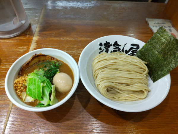 「【限定】焦がし醤油つけ麺 大盛」@つけ麺津気屋 武蔵浦和の写真