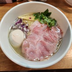 貝と牛の中華そば 塩 味玉