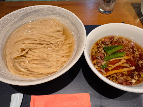 「【期間限定】醤油つけ麺 大盛　1500円」@らぁめんシフクの写真
