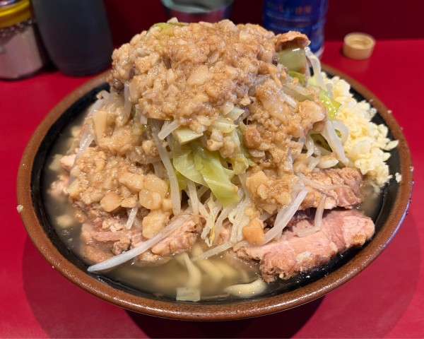 「豚4枚ラーメン」@ラーメン二郎 荻窪店の写真