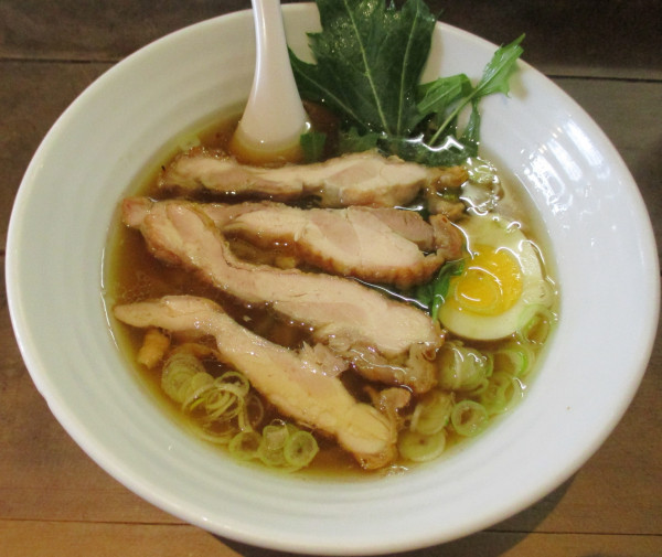 「あっさり地鶏らーめん　1000円」@八木屋の写真