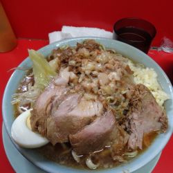 ラーメン1150円ニンニクアブラ生卵100円