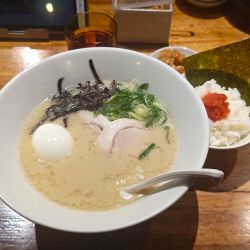 味玉白丸元味+明太子ご飯セット