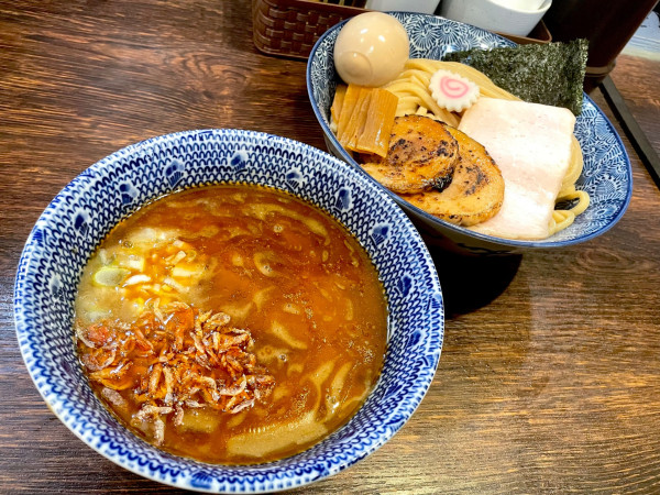「＜土･日･祝日限定＞ 濃厚えびつけめん 中」@麺処はなぶさの写真