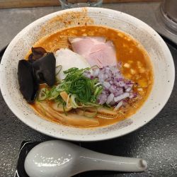 【限定】辛味噌鶏そば¥1100-