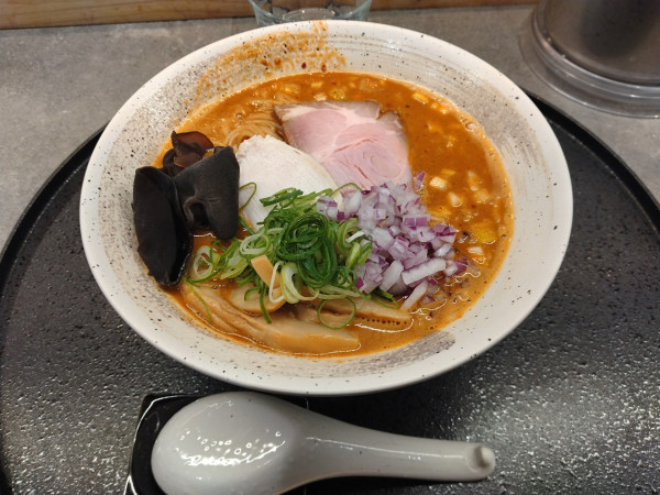 「【限定】辛味噌鶏そば¥1100-」@中華そば 神田 そめいよしのの写真