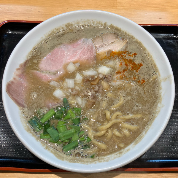 「味噌煮干しらぁめん1100円」@煮干らぁめん 樹鈴の写真