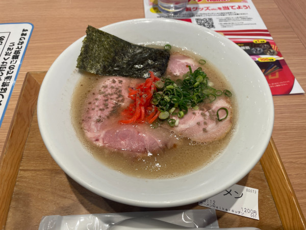 「長浜ラーメン」@ラーメンWalkerキッチンの写真