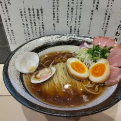 はまぐり醤油＋味玉