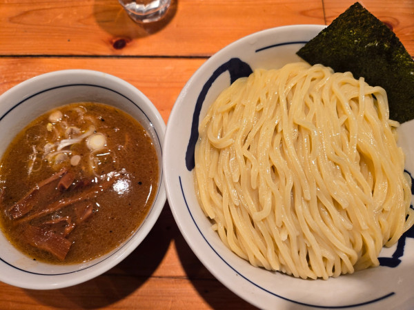 「濃厚つけ麺大盛+チェンジメンマ」@つじ田 神田御茶ノ水店の写真