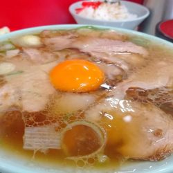 #チャーシュー麺 #990円 #生卵 #110円