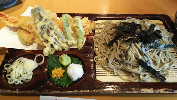 「天ざるそば」@わたや 本店の写真
