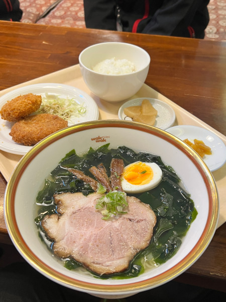 「わかめラーメン」@わくわくラーメンの写真
