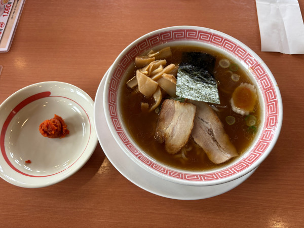 「中華そば　メンマ　辛しにんにく　650円」@幸楽苑 和光新倉店の写真