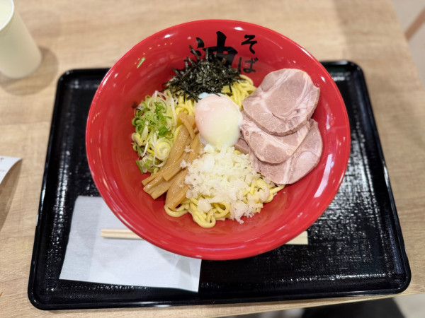 「辛味噌油そば 並 ＊600円チャーシュー340円温玉100円」@東京油組総本店 アリオ西新井組の写真