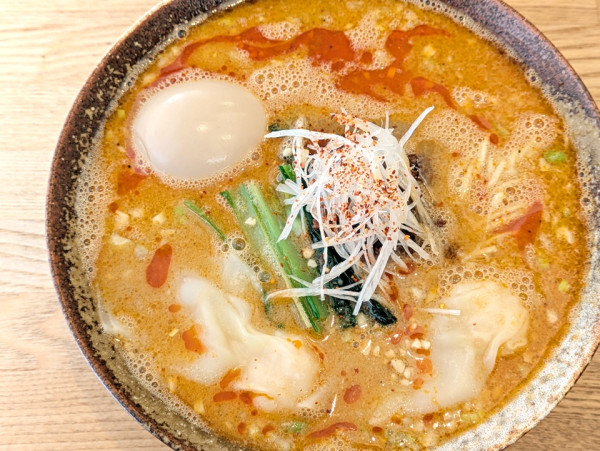 「担々麺＋海老ワンタン（2個）＋味玉」@DURAMENTEIの写真
