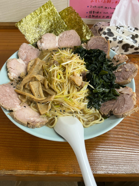 「ネギみそチャーシュー(1280円)」@ラーメンショップ 佐野店の写真