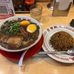 黒ヤキメシ定食(黒醤油)