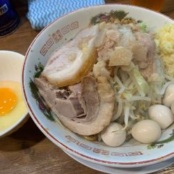 小ラーメン汁なし(うずらﾆﾝﾆｸｱﾌﾞﾗ)