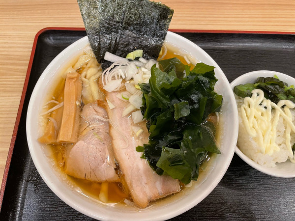 「朝ラー(並)醤油¥680」@つけ麺大輝の写真