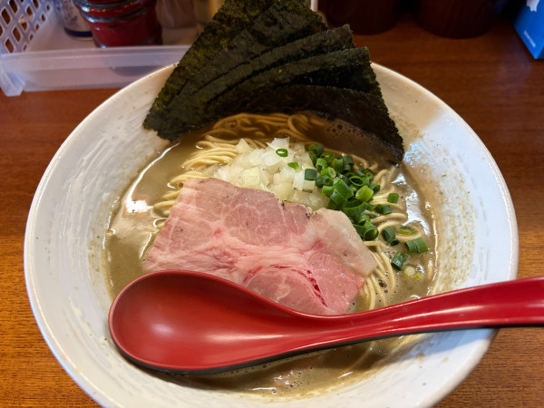 「煮干しそば極＋海苔」@麺屋 烈の写真