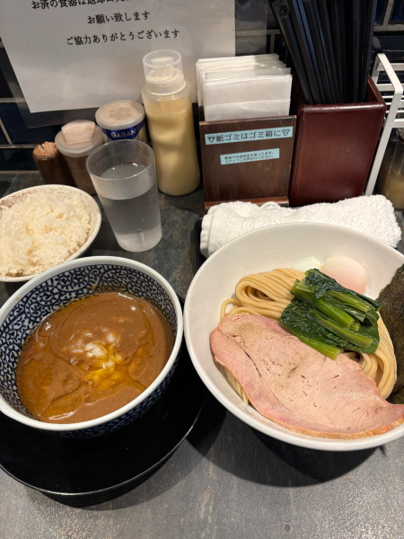 「濃厚カレーつけ麺　中盛」@宮元製麺の写真