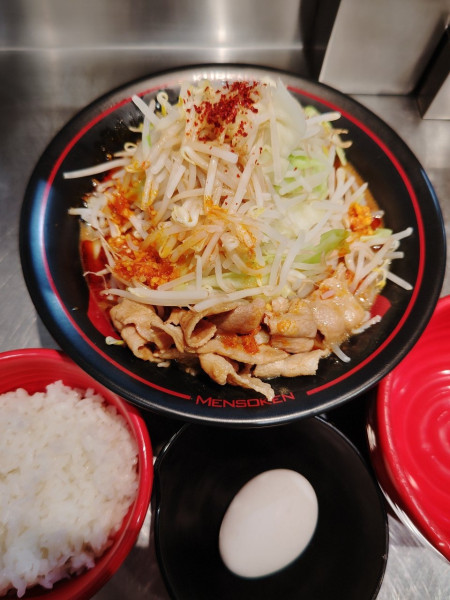 「紅がっつりセット(1,290円)」@麺創研 紅 府中の写真