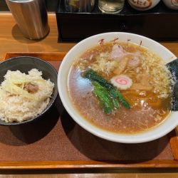 政好セット（中華そば＋ミニ生姜めし）