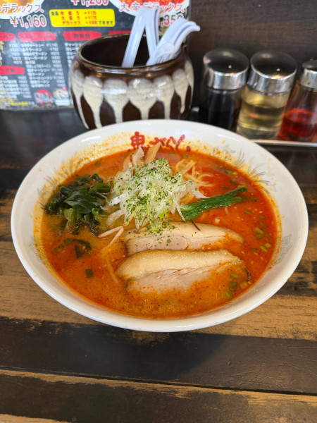 「辛みそ中辛らーめん 820円」@鬼がらし 岩沼店の写真