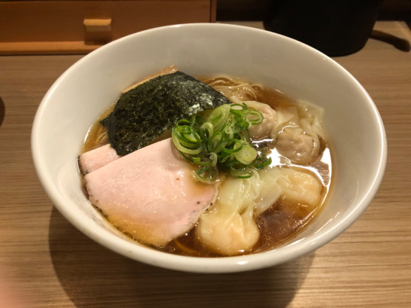 「二種のワンタン麺(支那蕎麦)」@支那蕎麦 澤田の写真