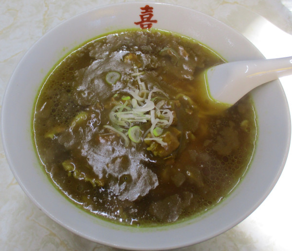 「カレーラーメン　700円」@中華料理 喜楽の写真