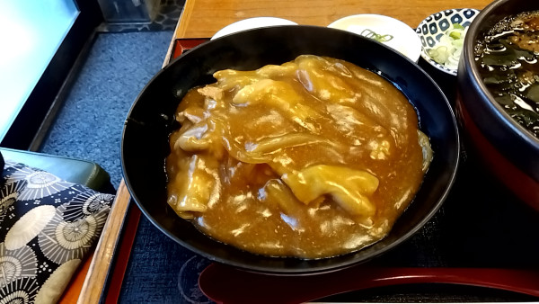 「カレー丼」@そば處 寿得廣の写真