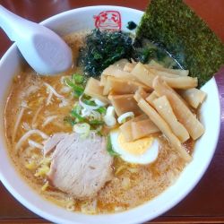 味噌󠄀ラーメン　ワカメ、メンマ＋