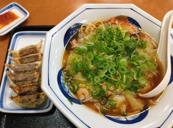 「【期間限定】九条ねぎのあんかけしょうゆちゃんぽん￥1380」@長崎ちゃんぽん リンガーハット 川越広栄店の写真