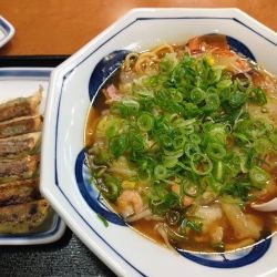 【期間限定】九条ねぎのあんかけしょうゆちゃんぽん￥1380