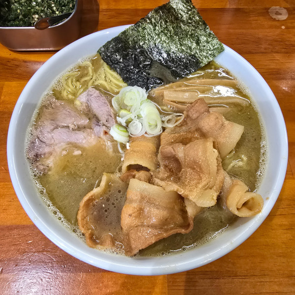 「純正100ラーメン」@一条流がんこラーメン金町の写真