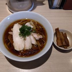 地鶏そば(醤油)