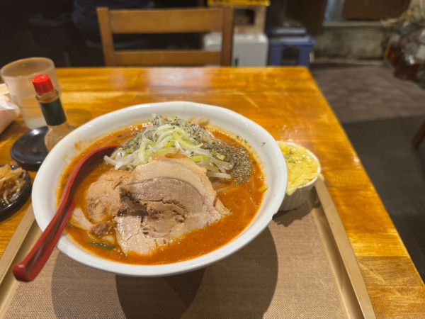 「トマト味噌らーめん　11月限定」@らーめん 蓮の写真