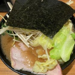 ラーメン、キャベツ、ネギ