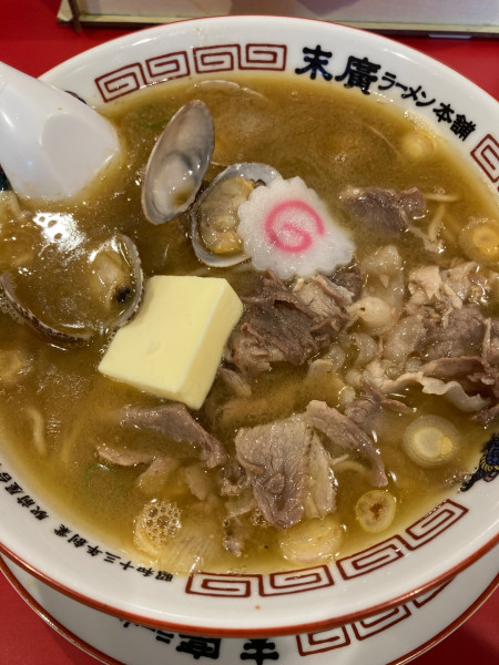 「あさりバター醤油」@末廣ラーメン本舗 中野分店の写真