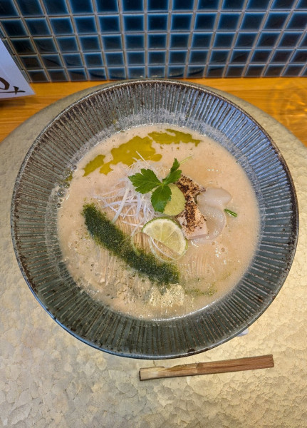 「期間限定 帆立蕎麦」@中華蕎麦 鳴神食堂の写真