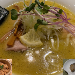 濃厚牡蠣らぁ麺+牡蠣飯(大)+牡蠣