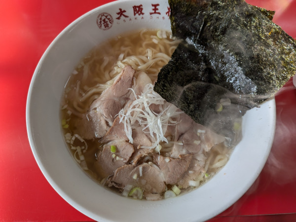 「中華そば740円(大盛110円)」@大阪王将 菊名店の写真