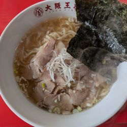 中華そば740円(大盛110円)