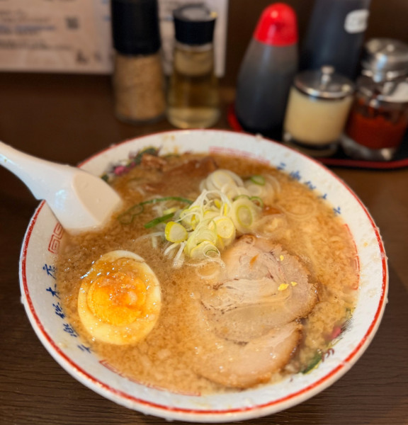 「元らーめん（脂多め￥840）」@蔵前元楽 総本店の写真